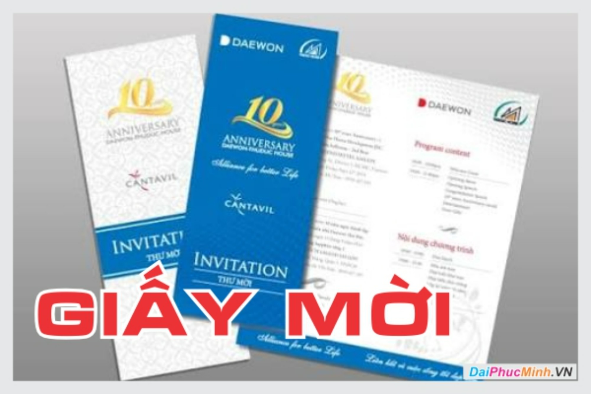 GIẤY MỜI